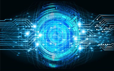 Siber devre gelecekteki teknoloji kavramı