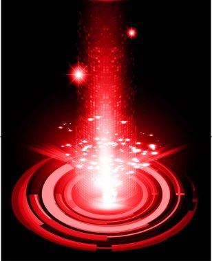 Dolabı olan arka plan vektör illüstrasyonu, dijital güvenlik kavramı