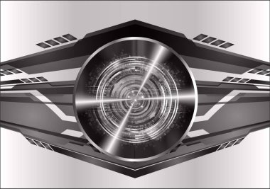 Siber devre gelecekteki teknoloji kavramı