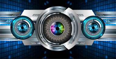 Sanal teknoloji arkaplanı devresi