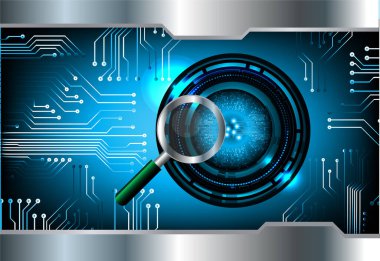 Siber devre gelecekteki teknoloji kavramı