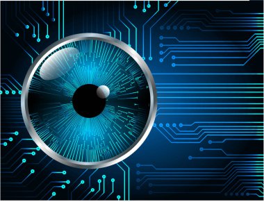 Siber devre gelecekteki teknoloji kavramı