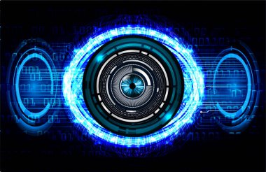 Siber devre gelecekteki teknoloji kavramı