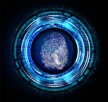 Parmak izi ağı siber güvenlik geçmişi. el