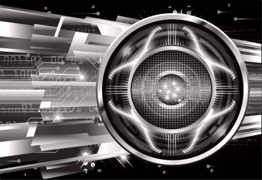 Siber devre gelecekteki teknoloji kavramı