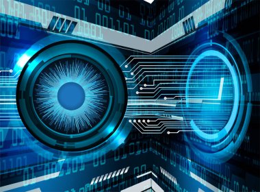 Siber devre gelecekteki teknoloji kavramı