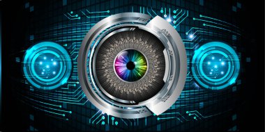 Sanal teknoloji arkaplanı devresi