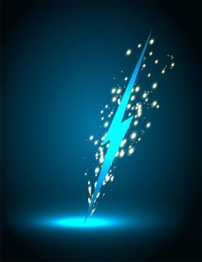 Parlayan noel yıldızının soyut vektör çizimi