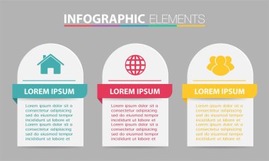 Web sitesi, bilgisayar grafiği, teknoloji ve internet için renkli modern metin kutusu şablonu, afiş