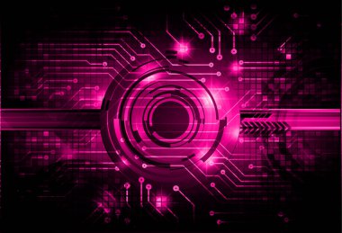 göz siber devre gelecekteki teknoloji konsepti