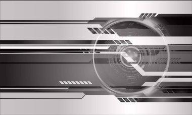 Siber devre gelecekteki teknoloji kavramı