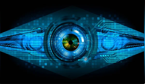 göz siber devre gelecekteki teknoloji konsepti