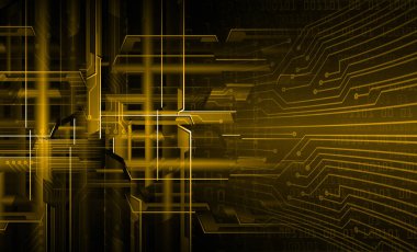 Siber devre gelecekteki teknoloji kavramı