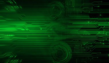 Siber devre gelecekteki teknoloji kavramı