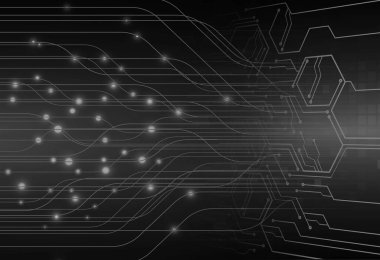 Siber devre gelecekteki teknoloji kavramı