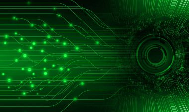 Siber devre gelecekteki teknoloji kavramı