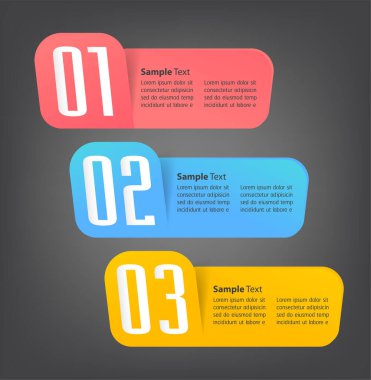 Web sitesi, bilgisayar grafik teknolojisi ve internet için renkli modern metin kutusu şablonu, afiş