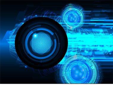 Siber devre gelecekteki teknoloji kavramı