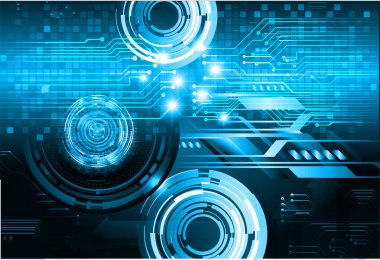 Siber devre gelecekteki teknoloji kavramı