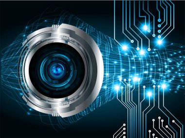 Siber devre gelecekteki teknoloji kavramı