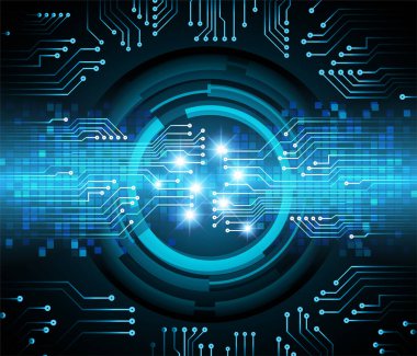 Siber devre gelecekteki teknoloji kavramı