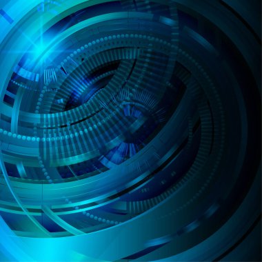 Geometrik şekilli soyut gelecek arkaplanı 