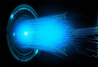 Siber devre gelecekteki teknoloji kavramı