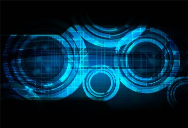 Siber devre gelecekteki teknoloji kavramı