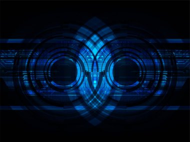 Siber devre gelecekteki teknoloji kavramı