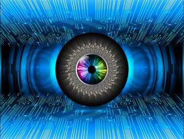 Siber devre gelecekteki teknoloji kavramı