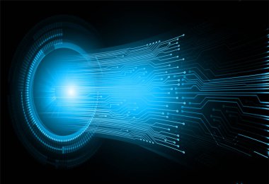 Siber devre gelecekteki teknoloji kavramı