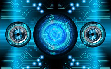 Siber devre gelecekteki teknoloji kavramı