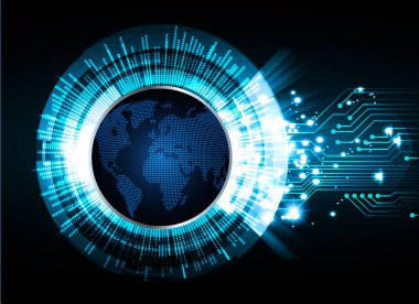 Siber devre gelecekteki teknoloji kavramı
