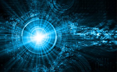 Siber devre gelecekteki teknoloji kavramı