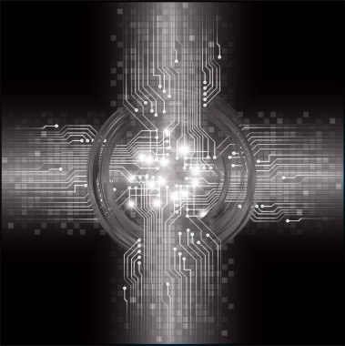 Siber devre gelecekteki teknoloji kavramı