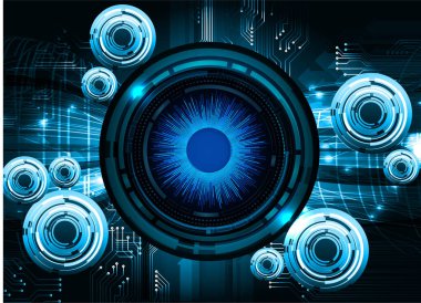 Siber devre gelecekteki teknoloji kavramı