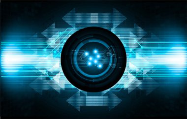 Siber devre gelecekteki teknoloji kavramı