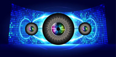 Siber devre gelecekteki teknoloji kavramı