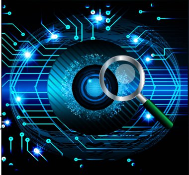 Siber devre gelecekteki teknoloji kavramı