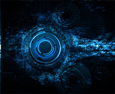 Siber devre gelecekteki teknoloji kavramı