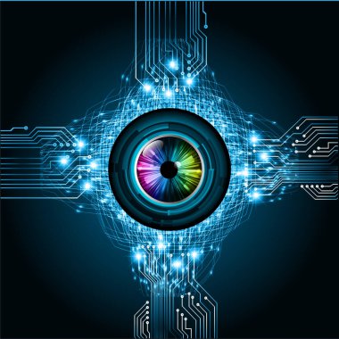 Siber devre gelecekteki teknoloji kavramı