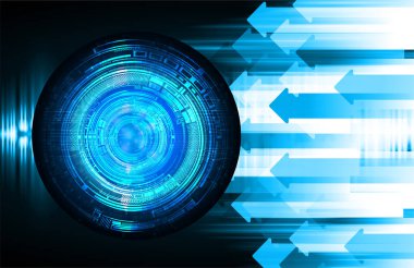 Siber devre gelecekteki teknoloji kavramı