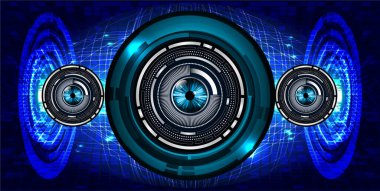 Siber devre gelecekteki teknoloji kavramı