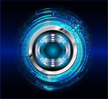 Siber devre gelecekteki teknoloji kavramı