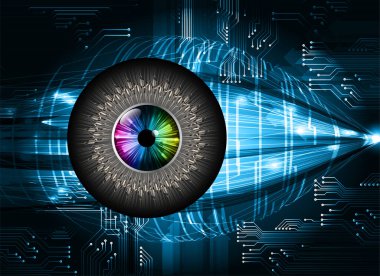 Siber devre gelecekteki teknoloji kavramı