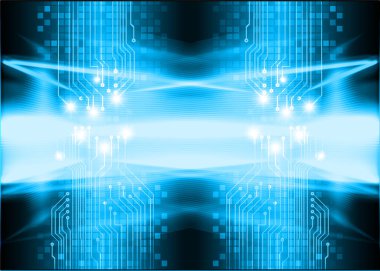 Siber devre gelecekteki teknoloji kavramı