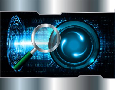 Siber devre gelecekteki teknoloji kavramı