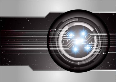 Siber devre gelecekteki teknoloji kavramı