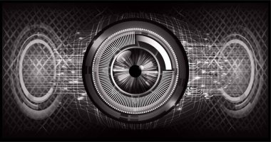 Siber devre gelecekteki teknoloji kavramı