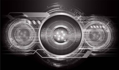 Siber devre gelecekteki teknoloji kavramı